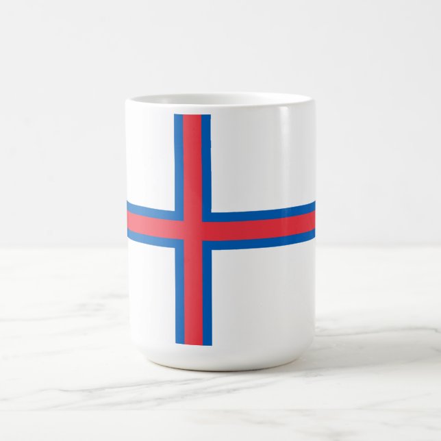 Taza De Café Bandera de las Islas Feroe (Centro)