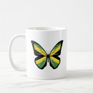Taza De Café Bandera de las mariposas de Jamaica
