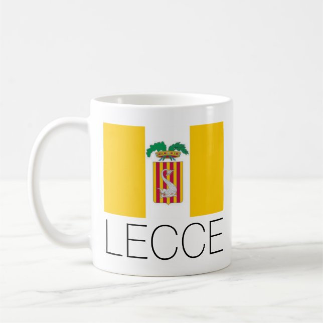 Taza De Café Bandera de Lecce, Apulia (Italia) (Izquierda)