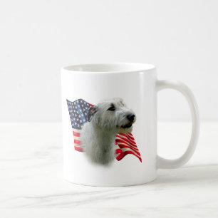 Taza De Café Bandera de lobo irlandesa