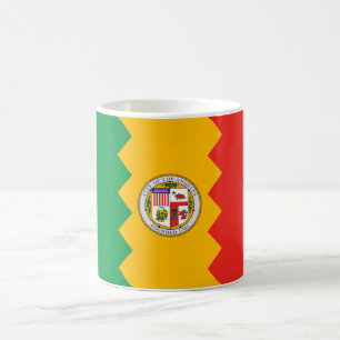 Taza De Café Bandera de Los Ángeles