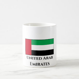 Taza De Café Bandera de los Emiratos Árabes Unidos