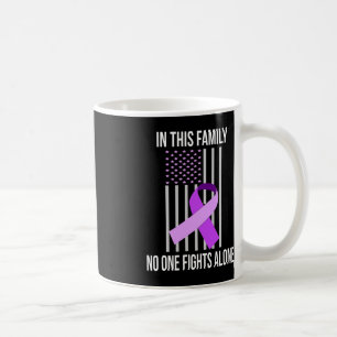 Taza De Café Bandera de los Estados Unidos Alzheimer Ribbon Alz