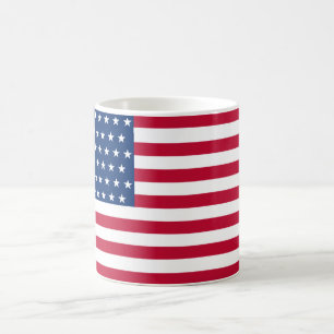 Taza De Café Bandera de los Estados Unidos con las 51 estrellas