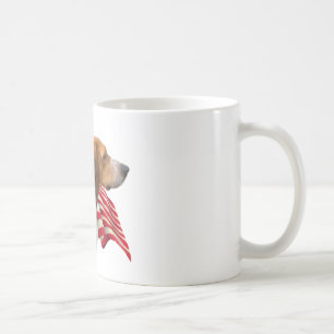 Taza De Café Bandera de los Foxhound de Estados Unidos