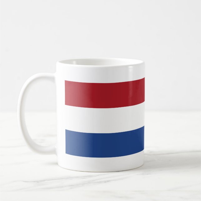 Taza De Café Bandera de los Países Bajos (Izquierda)