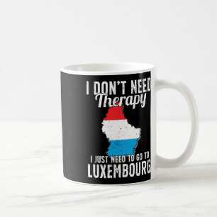Taza De Café Bandera de Luxemburgo I Vacaciones Luxemburgo