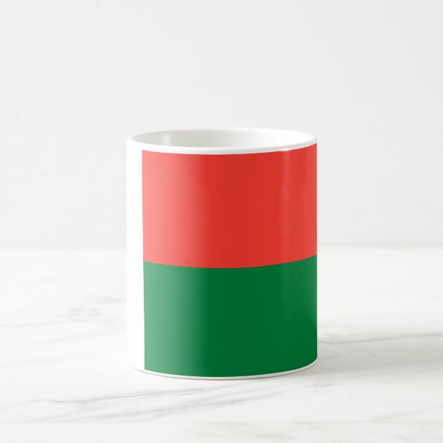 Taza De Café Bandera de Madagascar (Centro)