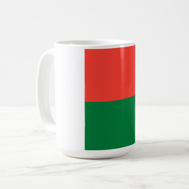 Taza De Café Bandera de Madagascar (Anverso izquierdo)