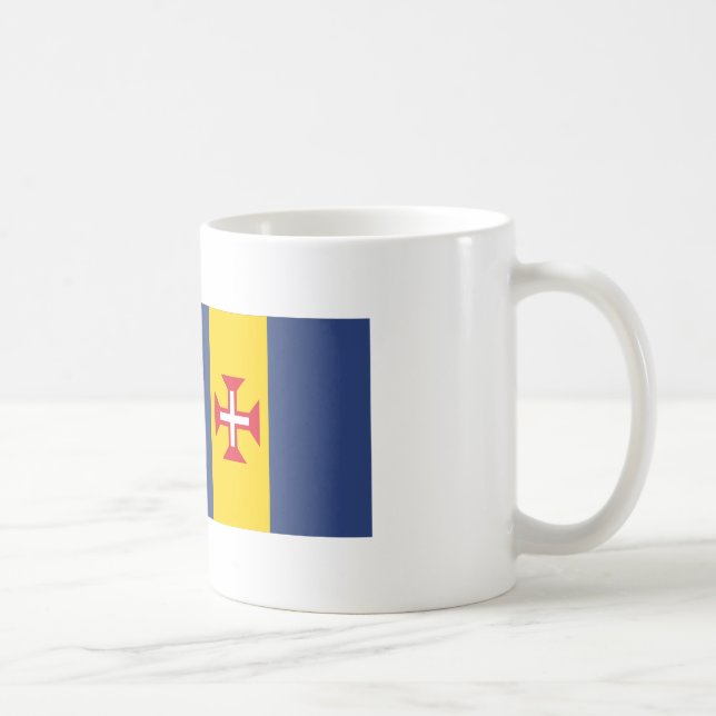 Taza De Café Bandera de Madeira (Derecha)