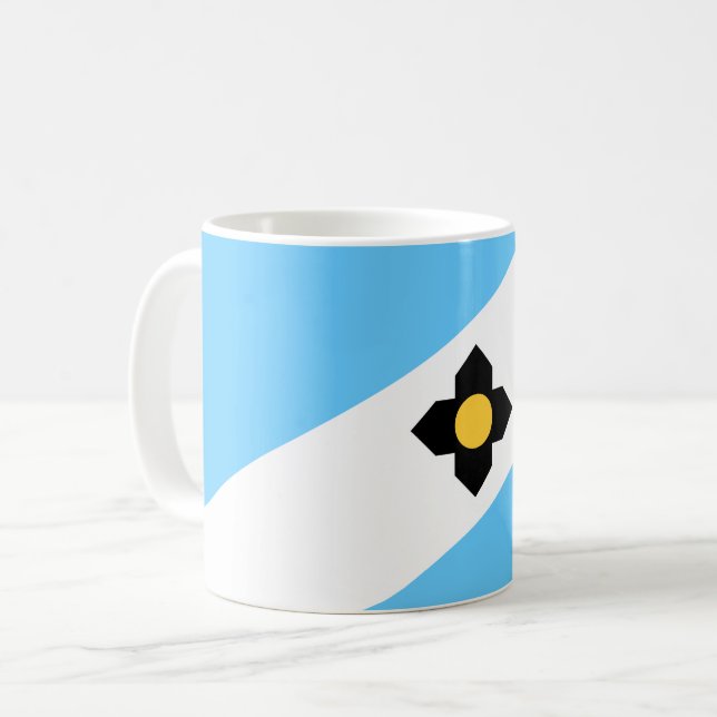 Taza De Café Bandera de Madison, Wisconsin (Anverso izquierdo)