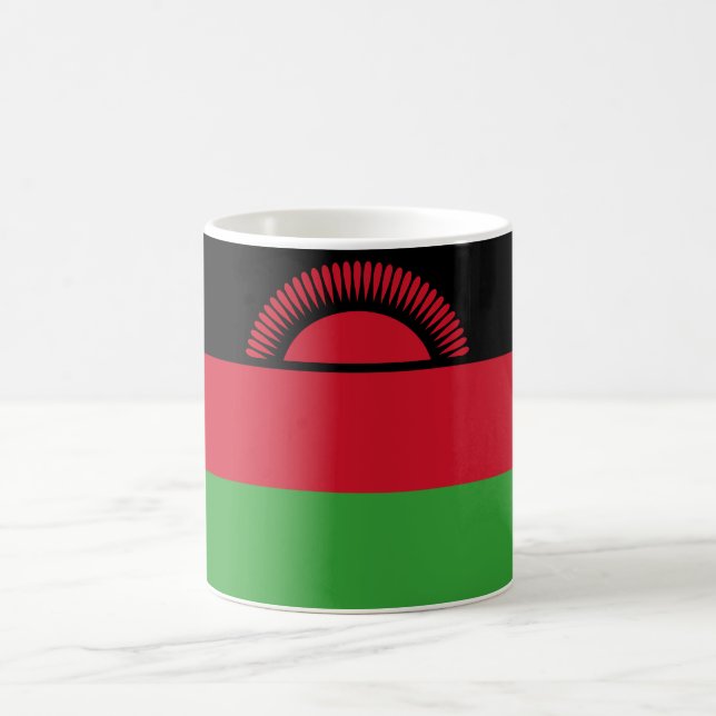 Taza De Café Bandera de Malawi (Centro)