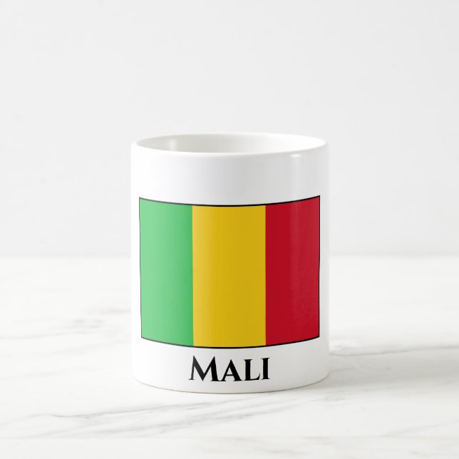 Taza De Café Bandera de Malí (Centro)
