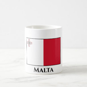 Taza De Café Bandera de Malta (maltesa)