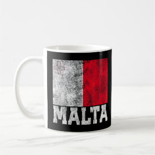 Taza De Café Bandera de Malta Orgullo Nacional Raíces Nat