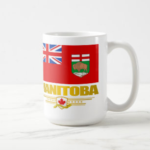 Taza De Café Bandera de Manitoba