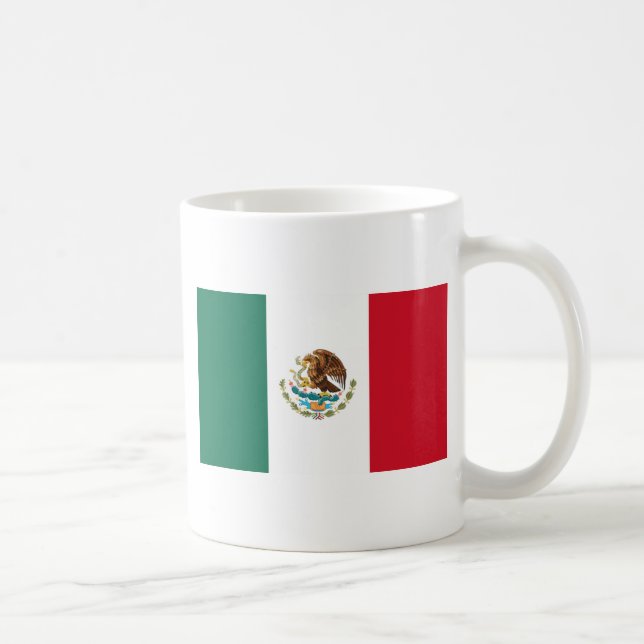 Taza De Café Bandera de México (Derecha)