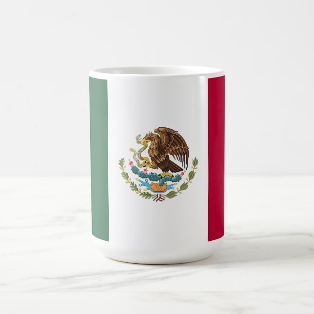 Taza De Café Bandera de México (Centro)