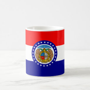 Taza De Café Bandera de Missouri