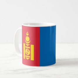 Taza De Café Bandera de Mongolia
