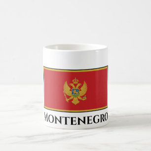 Taza De Café Bandera de Montenegro