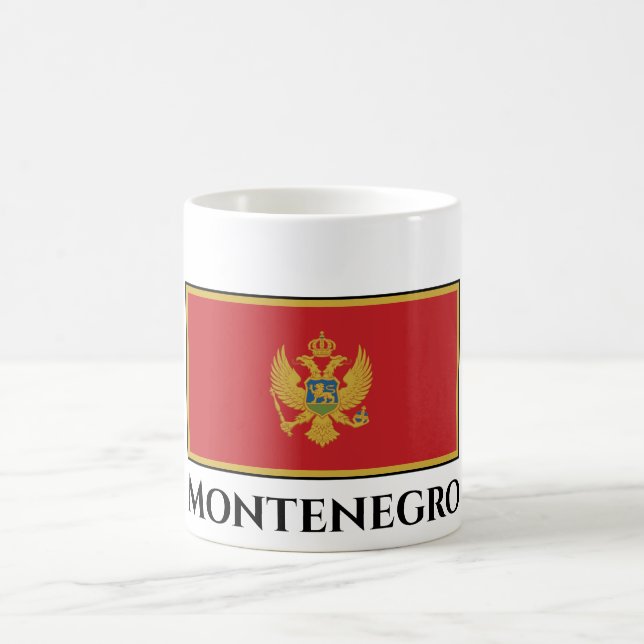 Taza De Café Bandera de Montenegro (Centro)