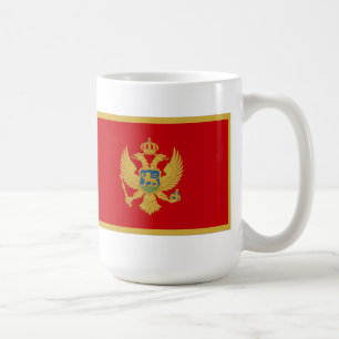 Taza De Café Bandera de Montenegro
