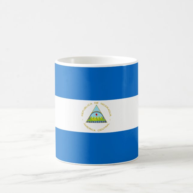 Taza De Café Bandera de Nicaragua (Centro)
