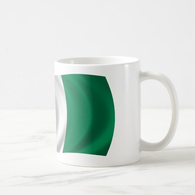 Taza De Café Bandera de Nigeria (Derecha)