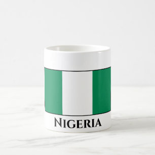 Taza De Café Bandera de Nigeria (nigeriana)