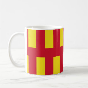 Taza De Café Bandera de Northumberland Coffee Mug