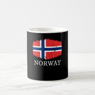 Taza De Café Bandera de Noruega