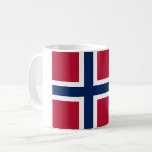 Taza De Café Bandera de Noruega