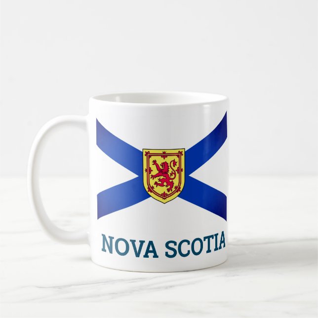 Taza De Café Bandera de Nueva Escocia, Canadá (Izquierda)