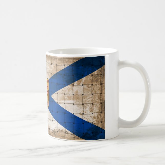 Taza De Café Bandera de Nueva Escocia con problemas (Derecha)