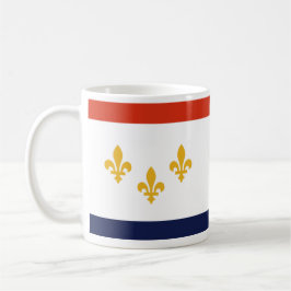 Taza De Café Bandera de Nueva Orleans