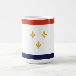 Taza De Café Bandera de Nueva Orleans