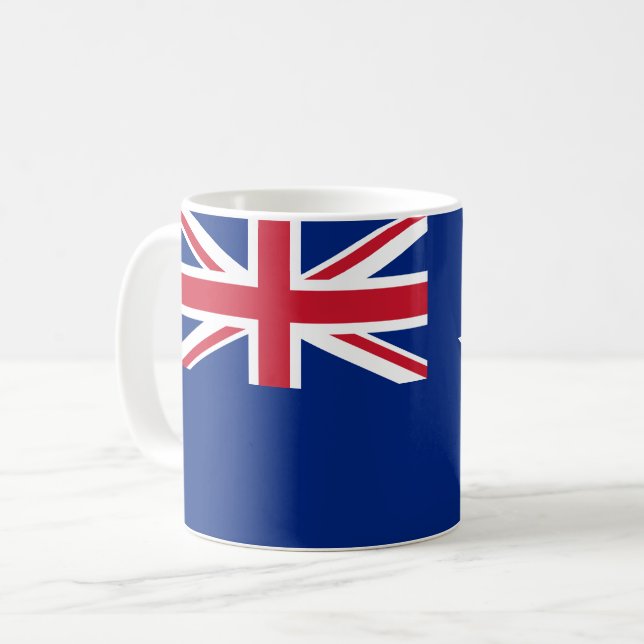 Taza De Café Bandera de Nueva Zelanda (Anverso izquierdo)