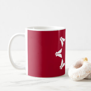 Taza De Café Bandera de Oglala Lakota Sioux