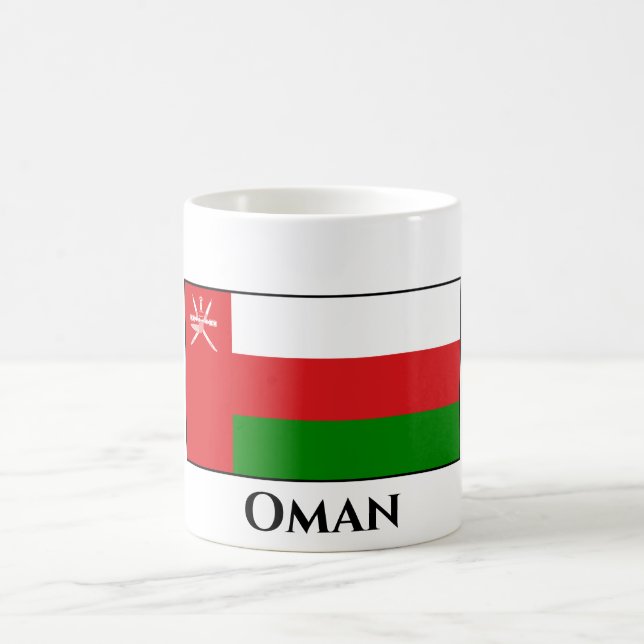 Taza De Café Bandera de Omán (Centro)