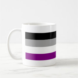 Taza De Café Bandera de Orgullo Asexual