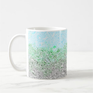 Taza De Café Bandera de Orgullo Autorromántico Trippy Boho Groo
