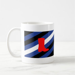 Taza De Café Bandera de Orgullo de Bota