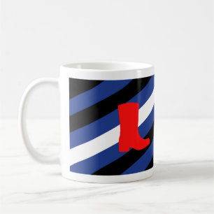 Taza De Café Bandera de Orgullo de Bota