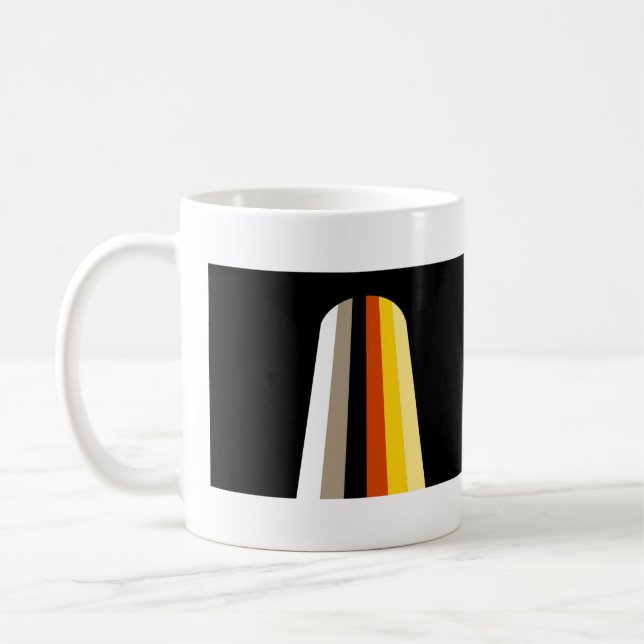 Taza De Café Bandera de Orgullo de Cabello Largo (Izquierda)