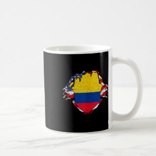 Taza De Café Bandera de orgullo de Colombia Camiseta sin mangas