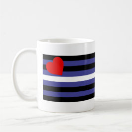 Taza De Café Bandera de Orgullo de Cuero