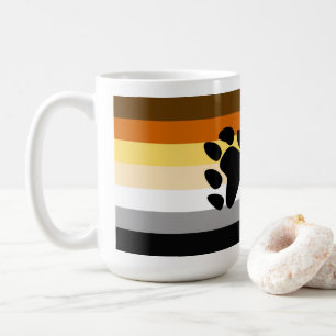 Taza De Café Bandera de Orgullo de Oso y Pata