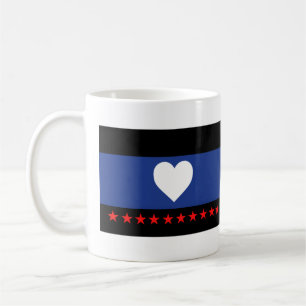 Taza De Café Bandera de Orgullo de Pie