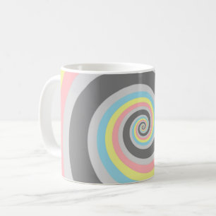 Taza De Café Bandera de orgullo Demiflux abstracta